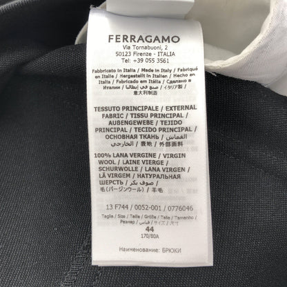 Salvatore Ferragamo 24SS 13F744 0776046 Black half cargo pants, bottoms