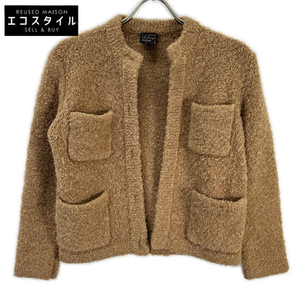 Letroyes ルトロワ ベージュ ボア ニット カーディガン トップス