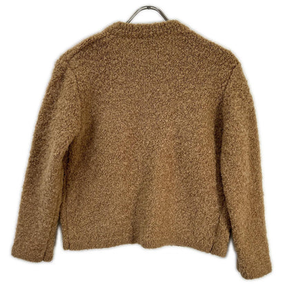 Letroyes ルトロワ ベージュ ボア ニット カーディガン トップス