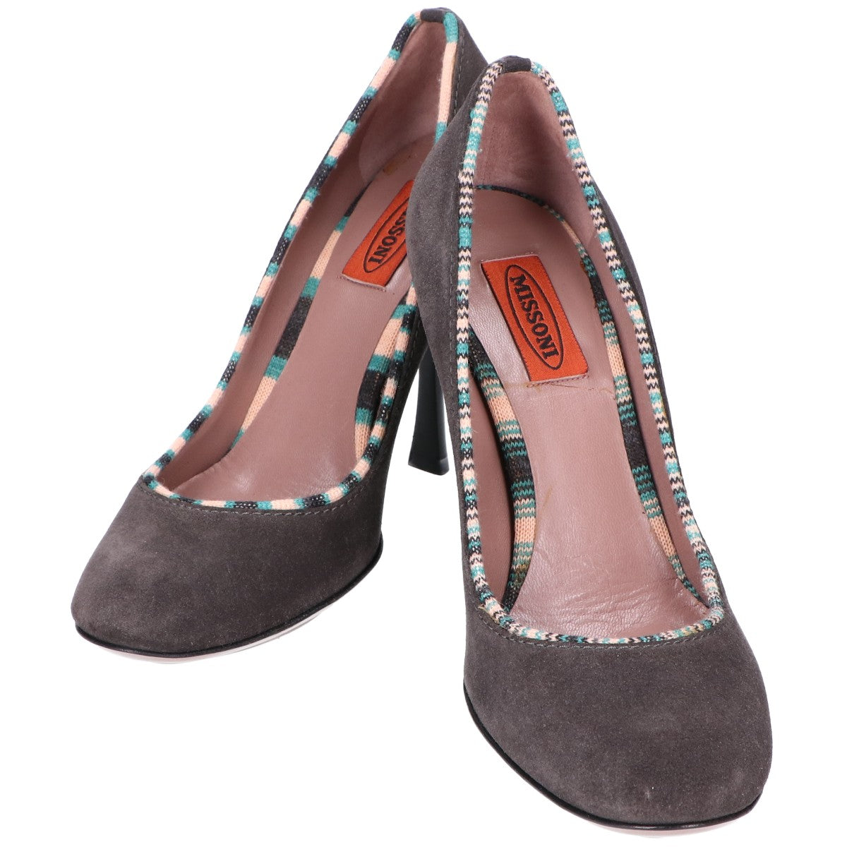 MISSONI ミッソーニ スエード ヒールパンプス シューズ