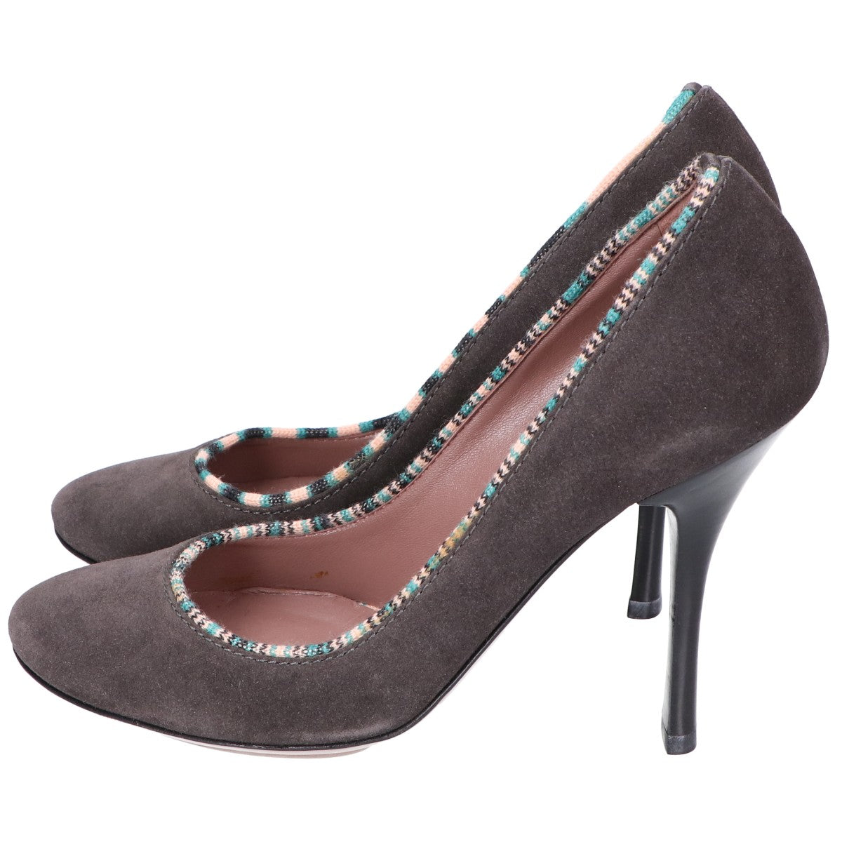 MISSONI ミッソーニ スエード ヒールパンプス シューズ