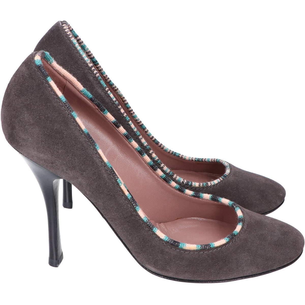 MISSONI ミッソーニ スエード ヒールパンプス シューズ