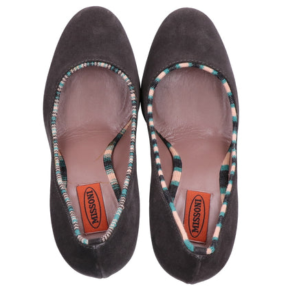 MISSONI ミッソーニ スエード ヒールパンプス シューズ