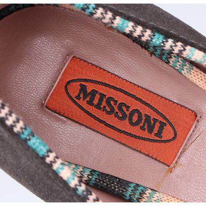 MISSONI ミッソーニ スエード ヒールパンプス シューズ