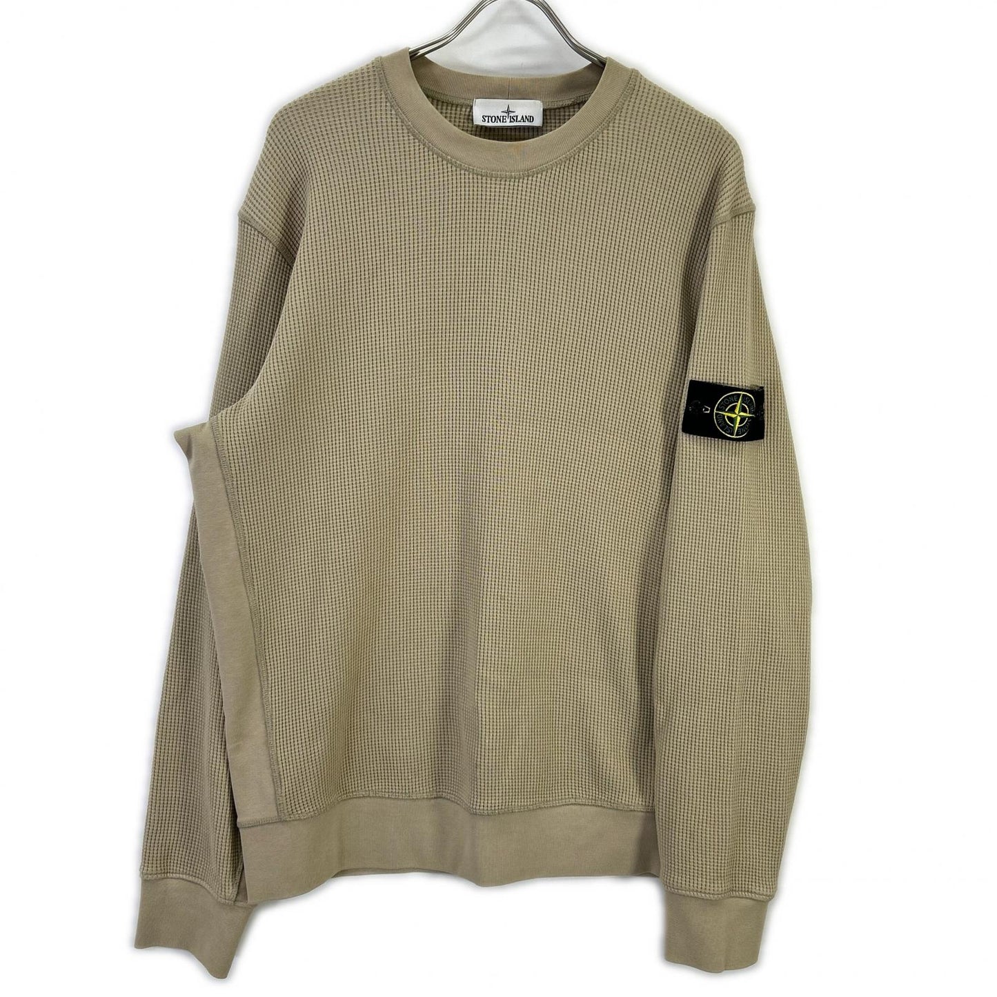 STONE ISLAND ストーンアイランド K1S156100008S0044 ベージュ ORGANIC COTTON WAFFLE FLEECE トップス