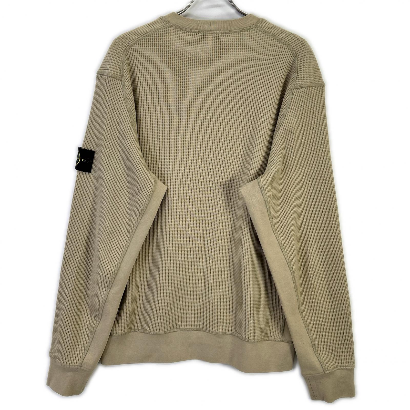STONE ISLAND ストーンアイランド K1S156100008S0044 ベージュ ORGANIC COTTON WAFFLE FLEECE トップス