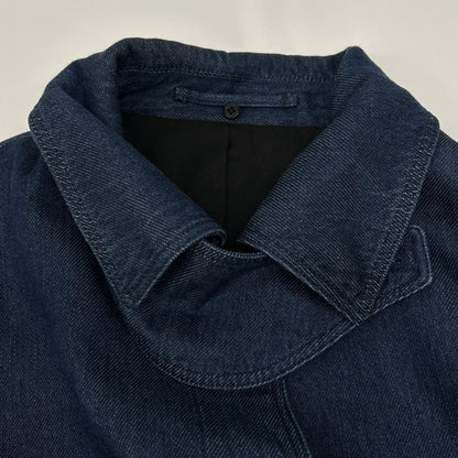 SALON adam et rope サロン アダムエロペ インディゴ SHO-36050-A デニムテントシルエットステンカラーコート コート