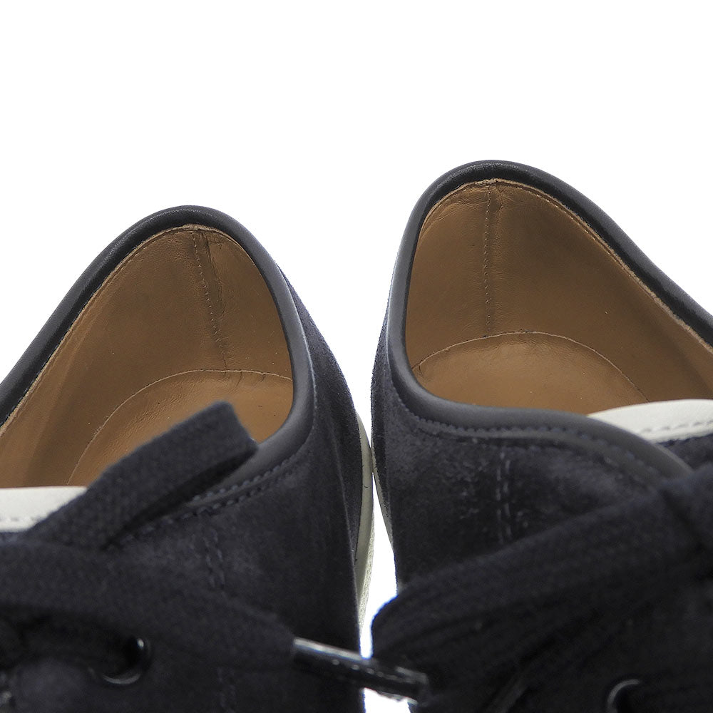 JOHNLOBB ジョンロブ レヴァー 0315ラスト スエード×レザー ローカットスニーカー シューズ メンズ ネイビー 5E シューズ
