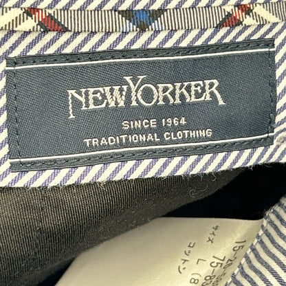 NEW YORKER ニューヨーカー ネイビー 15-26-5880 コットン テーパードパンツ ボトムス