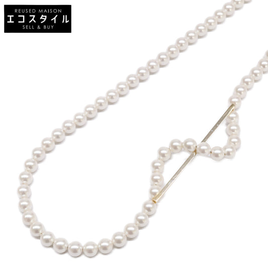 januka ヤヌカ 【美品】ATTACHMENT NECKLACE WITH PARTS BAR アタッチメント ロング パール ネックレス