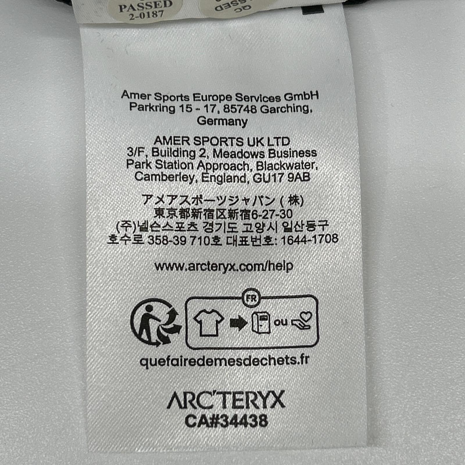 ARC'TERYX アークテリクス 【美品//25年製】X000010285 Ossa Stowhood オッサストウフードジャケット ジャケット