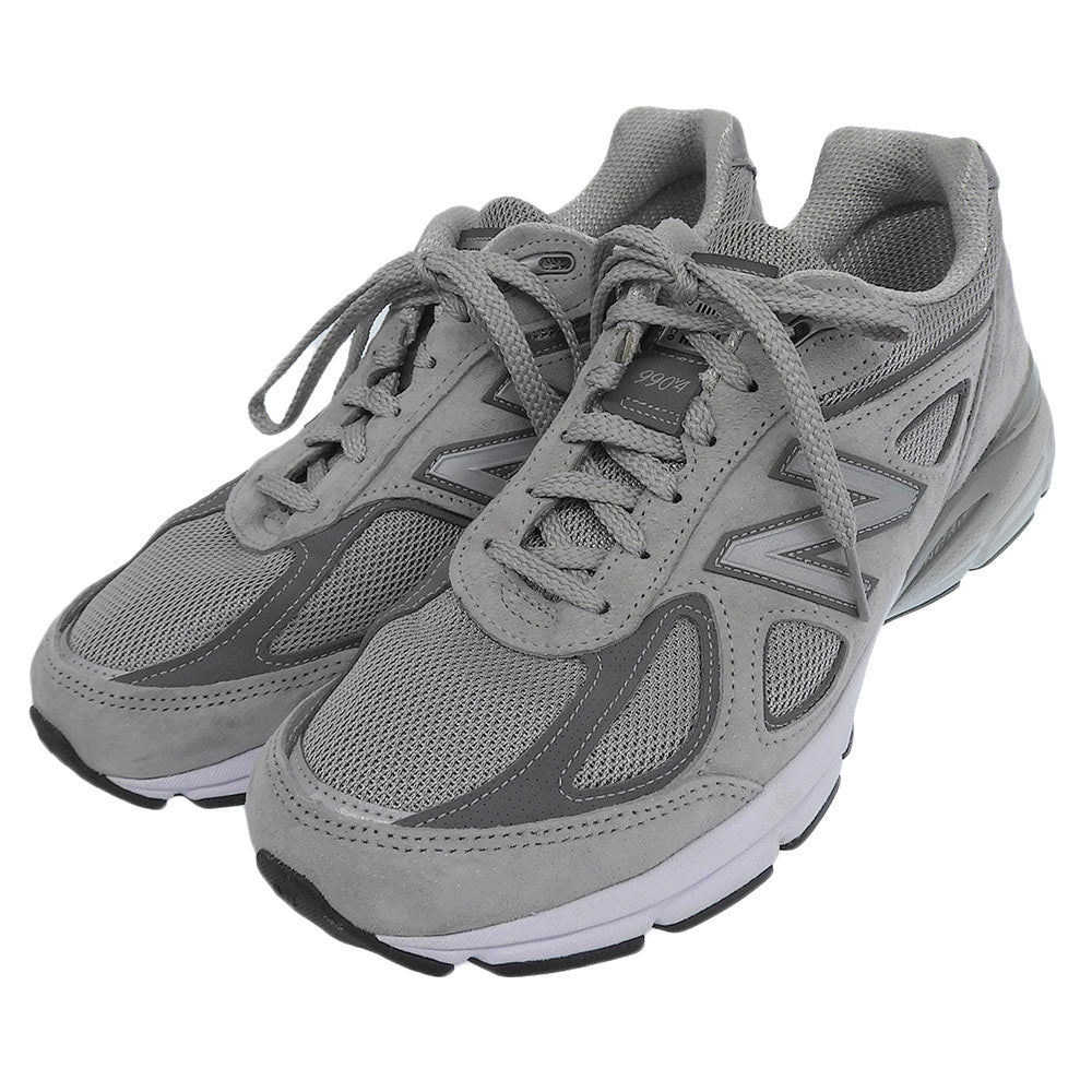 NEW BALANCE ニューバランス Made in USA 990v4 Core スニーカー シューズ メンズ グレー 27.5cm U990GR4 シューズ