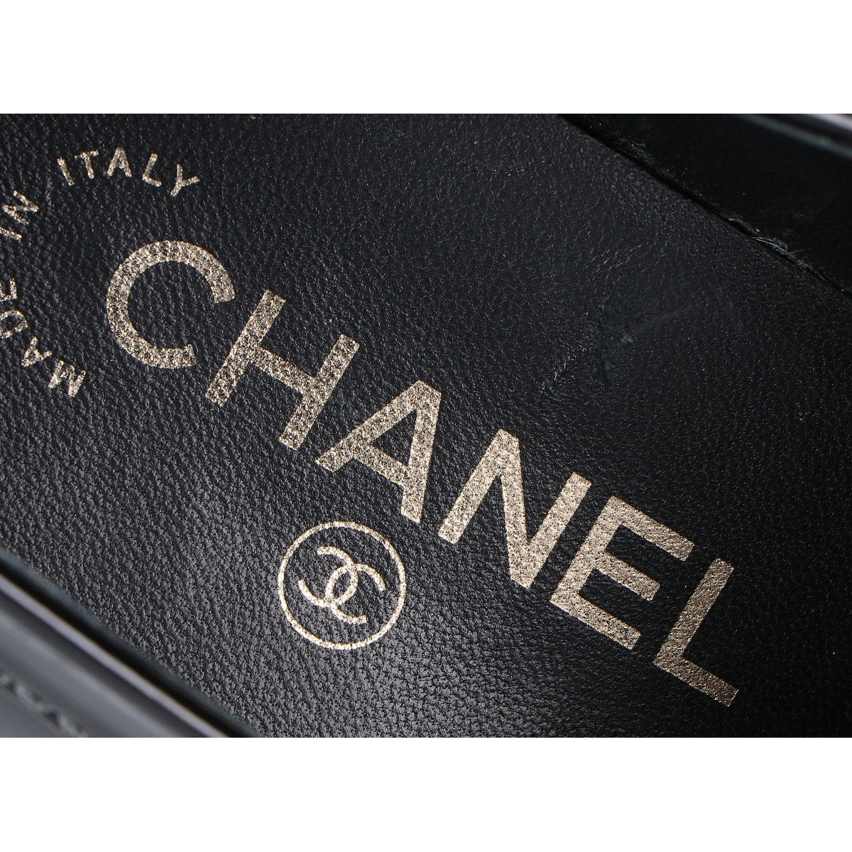 CHANEL シャネル X G37671 チェーンステッチ ココマーク ローファー シューズ