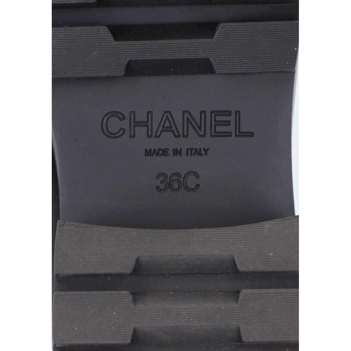 CHANEL シャネル D G45156 ココマークプレート レザー 厚底ローファー シューズ