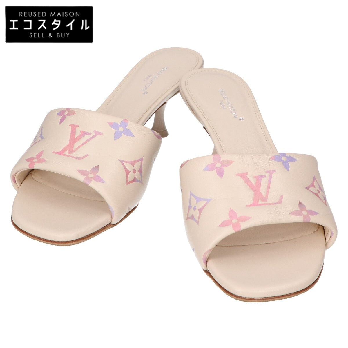 LOUIS VUITTON ルイヴィトン 【美品/25年製】1AIEON 6AM ミュール モノグラム サンダル シューズ