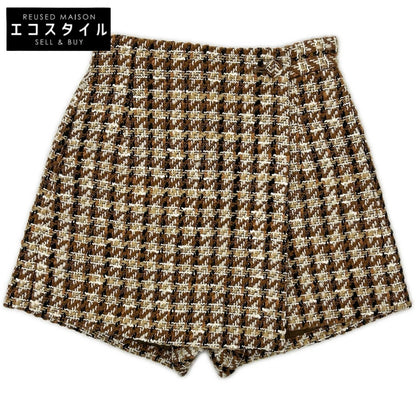 sheller シェリエ 241080 ベージュ Lady tweed wrap culottes ボトムス