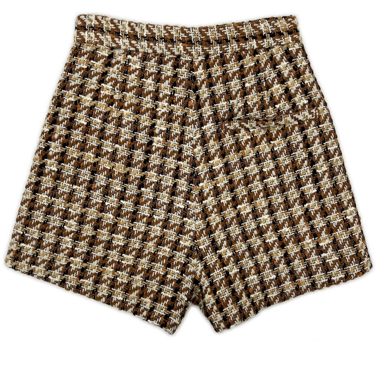 sheller シェリエ 241080 ベージュ Lady tweed wrap culottes ボトムス