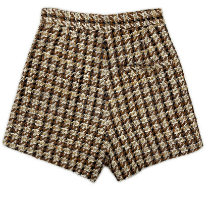 sheller シェリエ 241080 ベージュ Lady tweed wrap culottes ボトムス