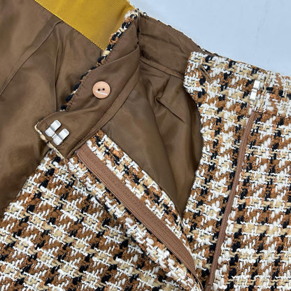 sheller シェリエ 241080 ベージュ Lady tweed wrap culottes ボトムス