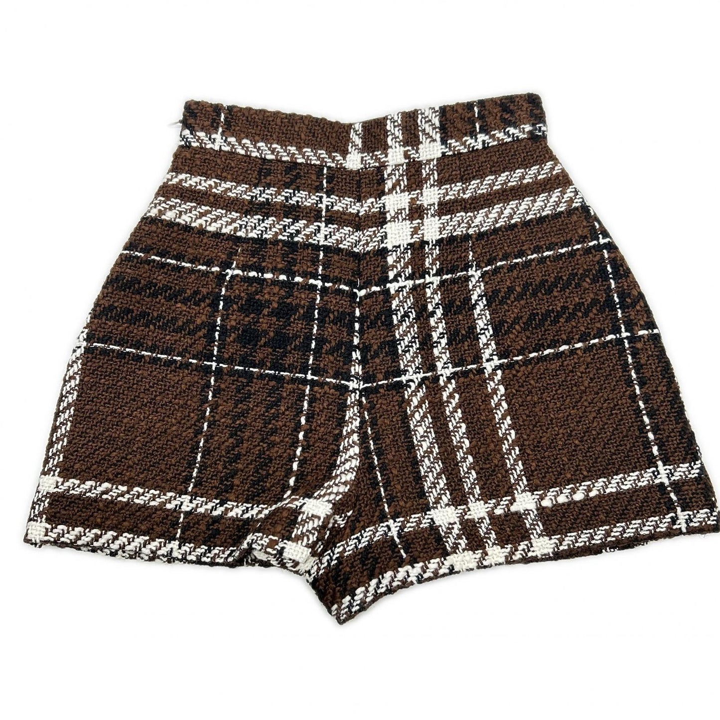 sheller シェリエ 241091 ブラウン WOOL CHECK TWEED CULOTTES ボトムス