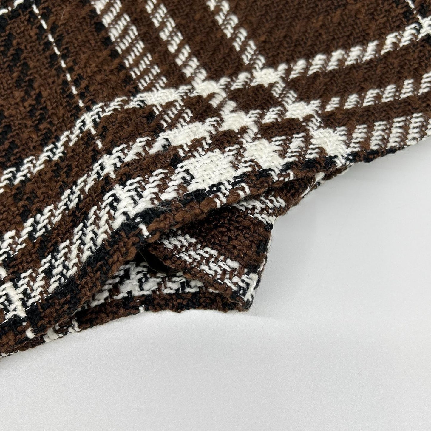 sheller シェリエ 241091 ブラウン WOOL CHECK TWEED CULOTTES ボトムス