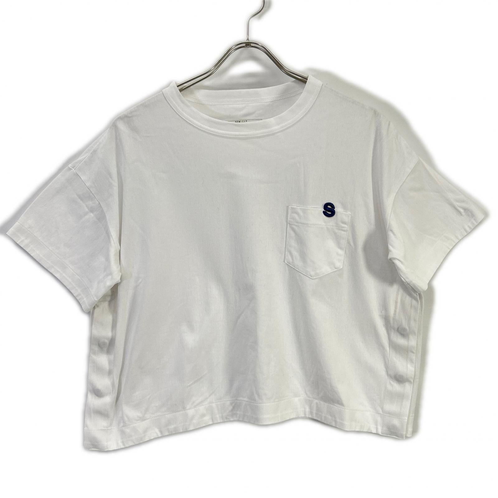 sacai サカイ SCW-117 ホワイト s Cotton Jersey Tshirt トップス