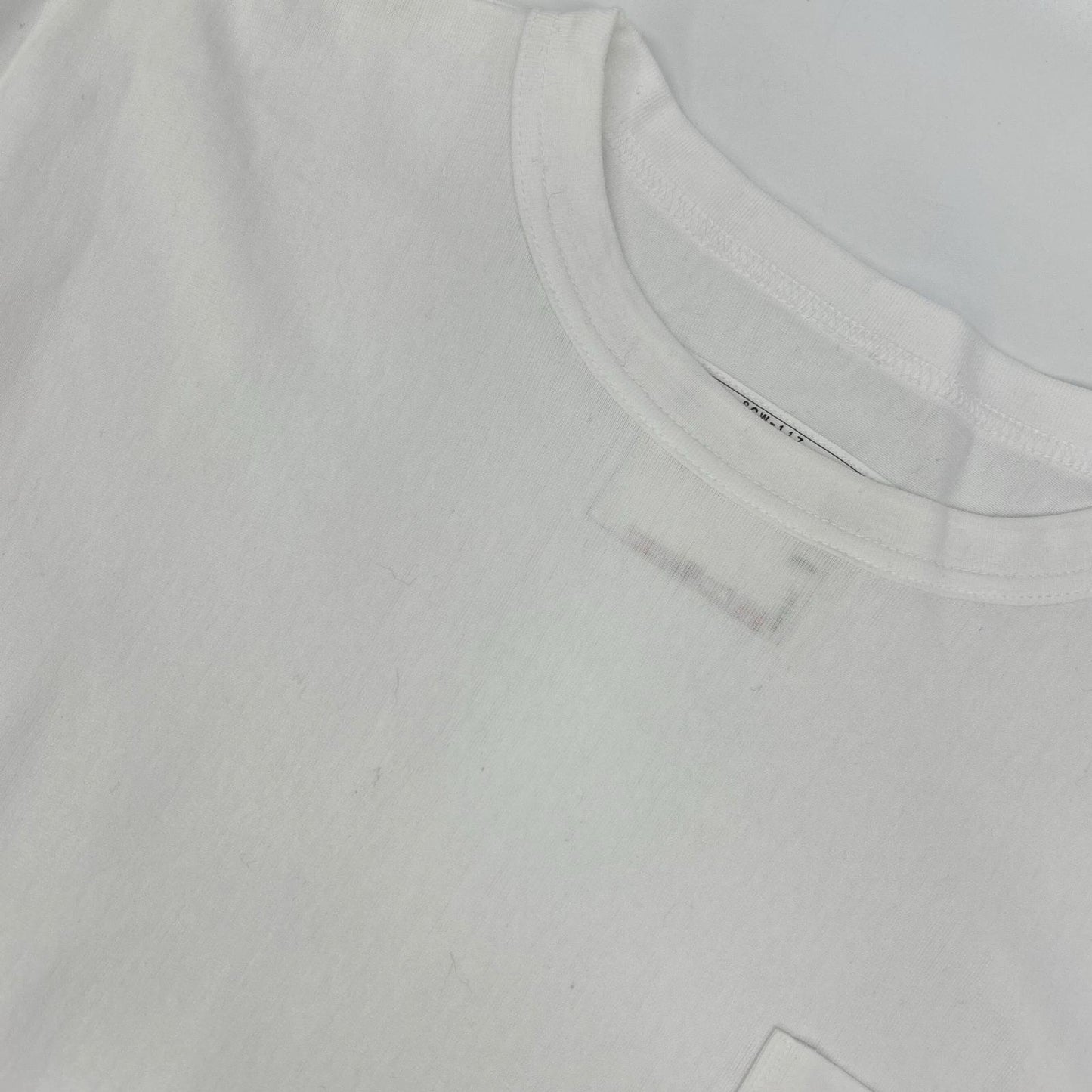 sacai サカイ SCW-117 ホワイト s Cotton Jersey Tshirt トップス