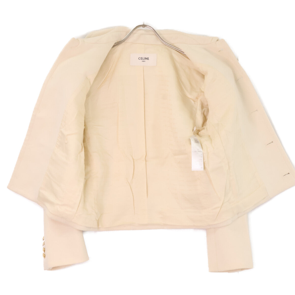 CELINE Céline [Domestic authorized item] 2V05Q998K.01OW Claudine-collar jacket jacket