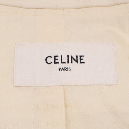 CELINE Céline [Domestic authorized item] 2V05Q998K.01OW Claudine-collar jacket jacket