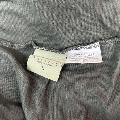 KAPITAL キャピタル K2506SC233 PECKISH レインスカル 天竺 半袖Tシャツ トップス