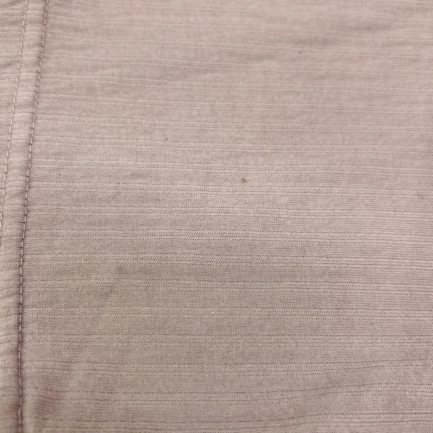 AUBERGE オーベルジュ パープル Vガゼット コットン ストライプ Tシャツ トップス