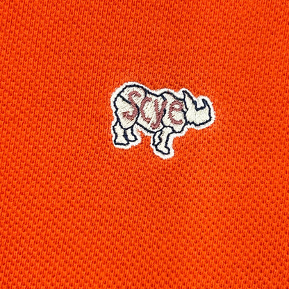 SCYE BASICS サイベーシックス 5116-21800 オレンジ コットン 鹿の子 ポロシャツ トップス