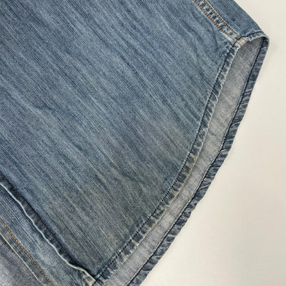 MARTIN MARGIELA マルタンマルジェラ S30DL0196 11年 ブルー エルボーパッチデニムウエスタンシャツ トップス