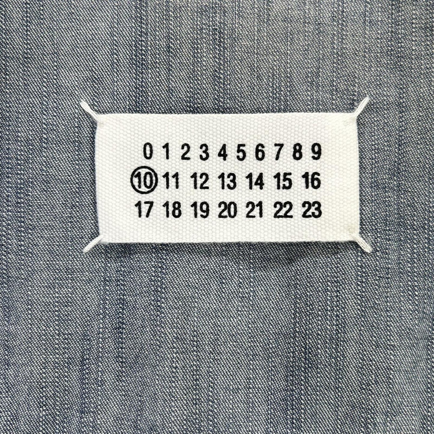 MARTIN MARGIELA マルタンマルジェラ S30DL0196 11年 ブルー エルボーパッチデニムウエスタンシャツ トップス