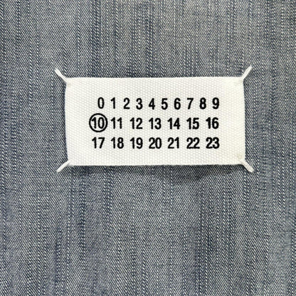 MARTIN MARGIELA マルタンマルジェラ S30DL0196 11年 ブルー エルボーパッチデニムウエスタンシャツ トップス