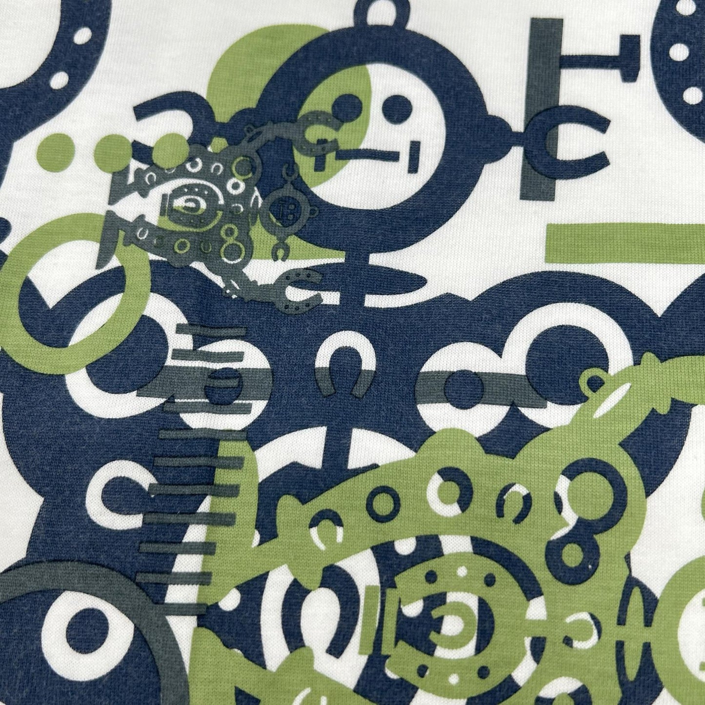 HERMES エルメス ホワイト ハローミスターファリエール プリント Tシャツ トップス
