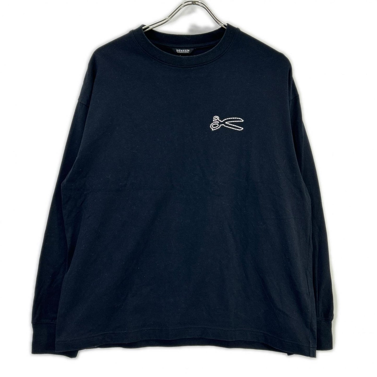 DENHAM デンハム 01-24-09-52-402 ネイビー CHAIN LS カットソー トップス