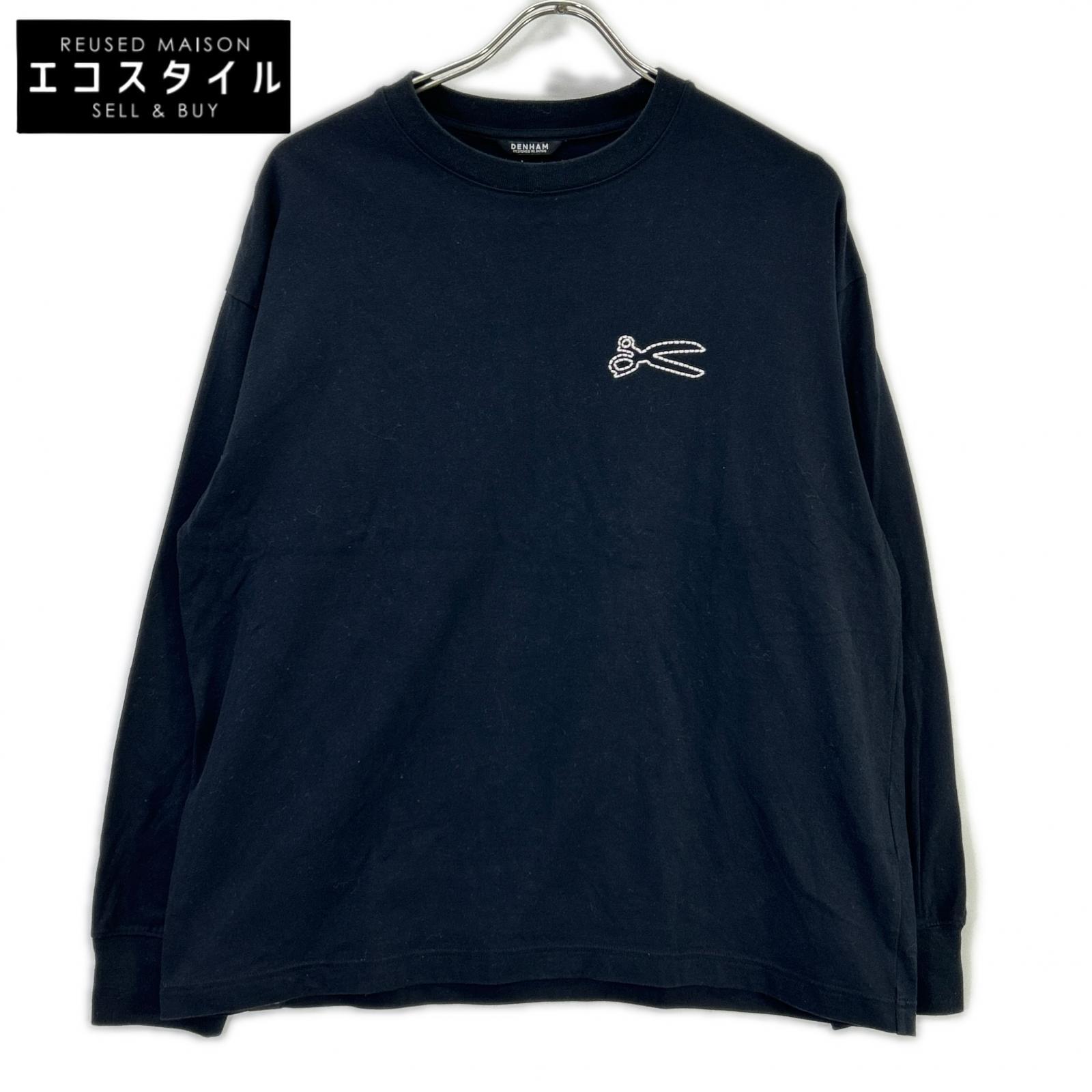 DENHAM デンハム 01-24-09-52-402 ネイビー CHAIN LS カットソー トップス