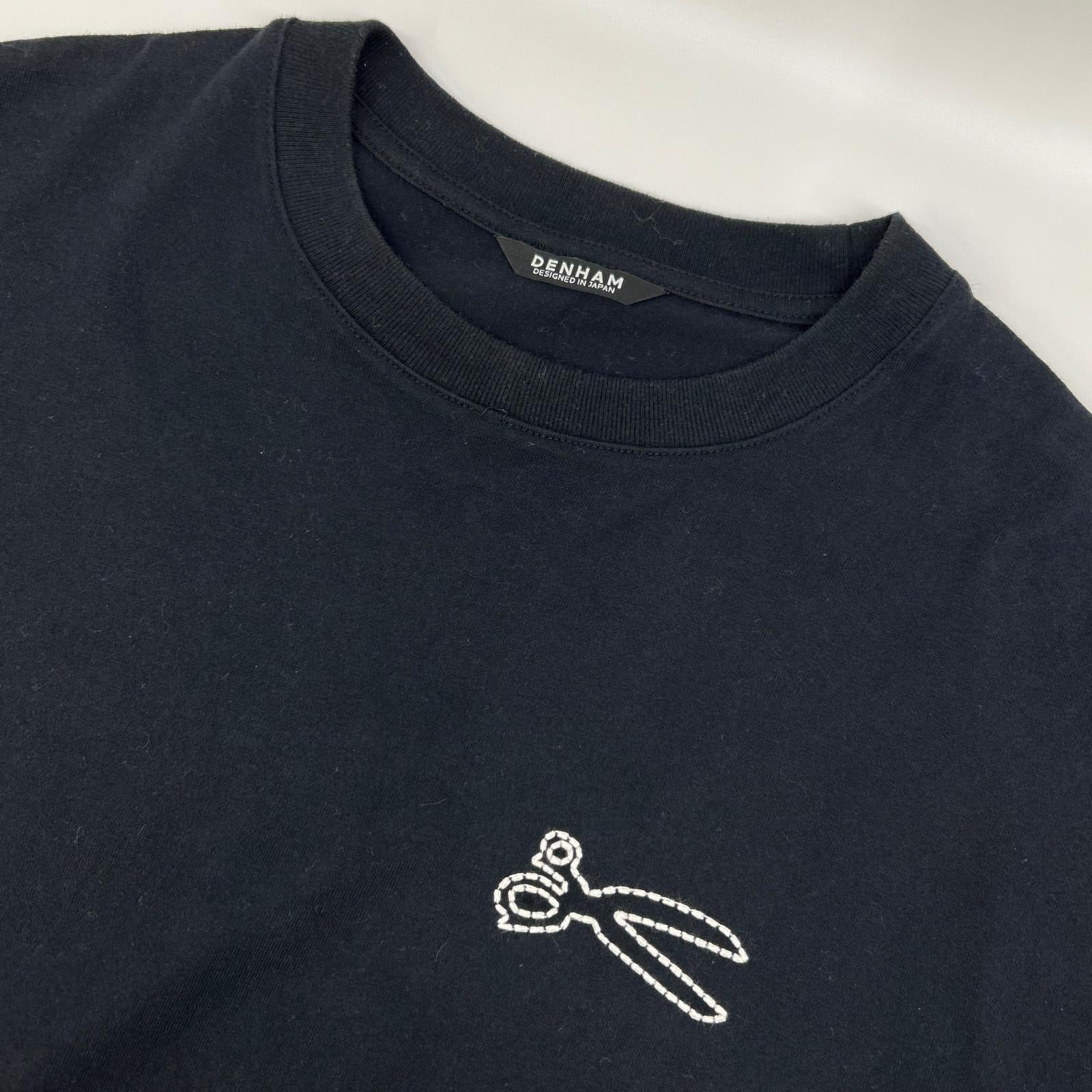 DENHAM デンハム 01-24-09-52-402 ネイビー CHAIN LS カットソー トップス