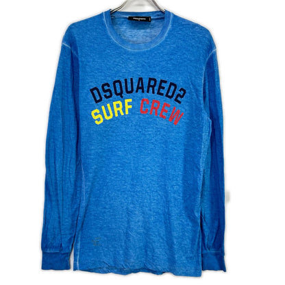DSQUARED2 ディースクエアード S74GD0079 S21995 ブルー SURF CREW トップス