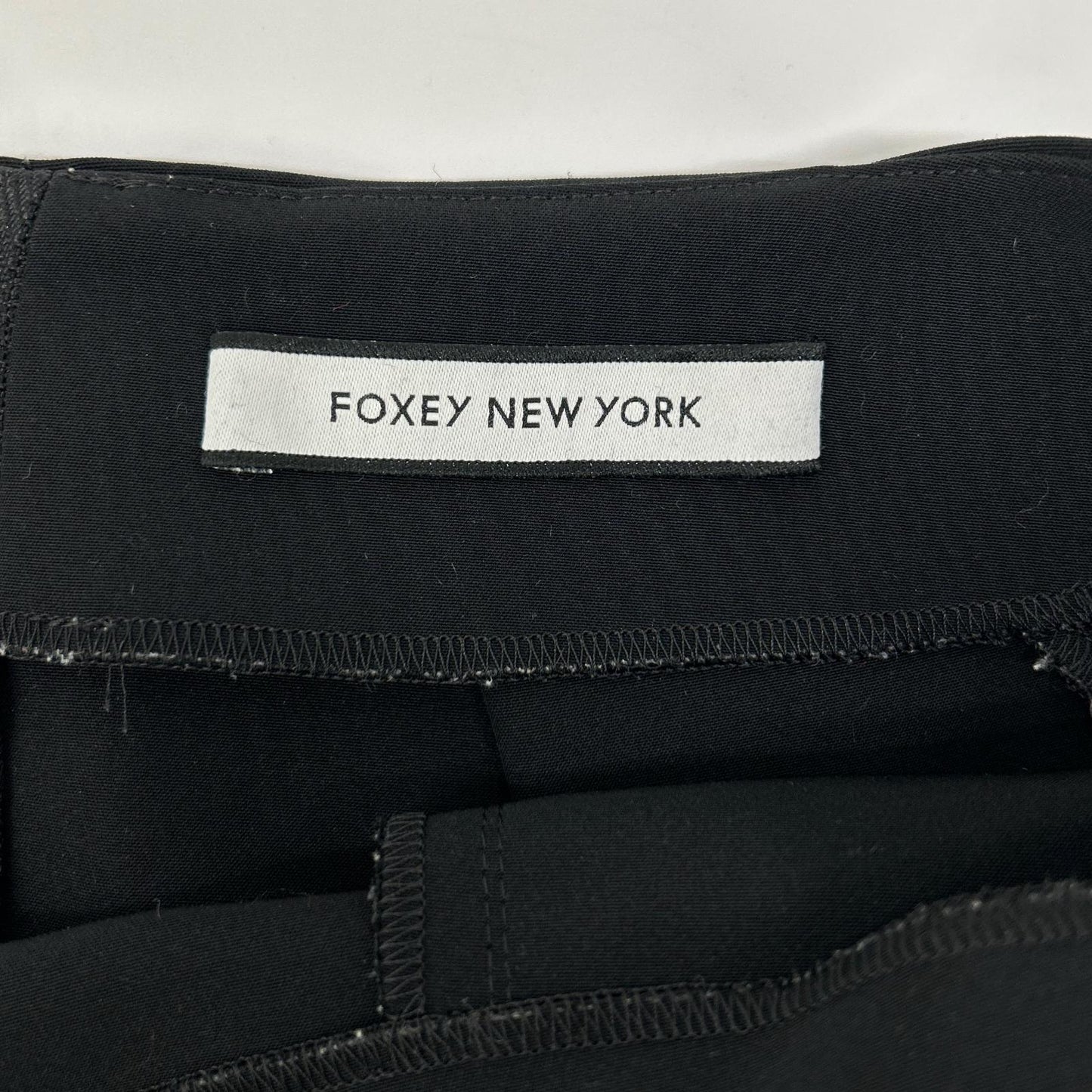 FOXEY NEW YORK フォクシーニューヨーク 32461 ブラック イリプスフレアー タック ミニスカート スカート