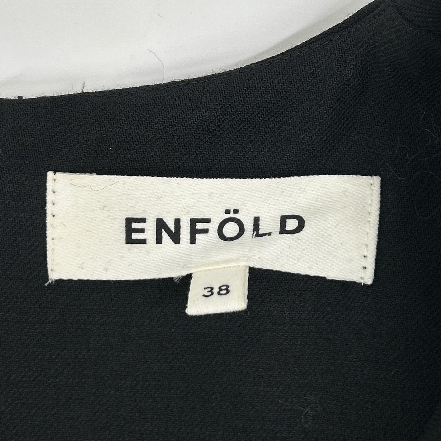 ENFOLD エンフォルド 300CA933-2820 ブラック コクーンバルーンワンピース ワンピース