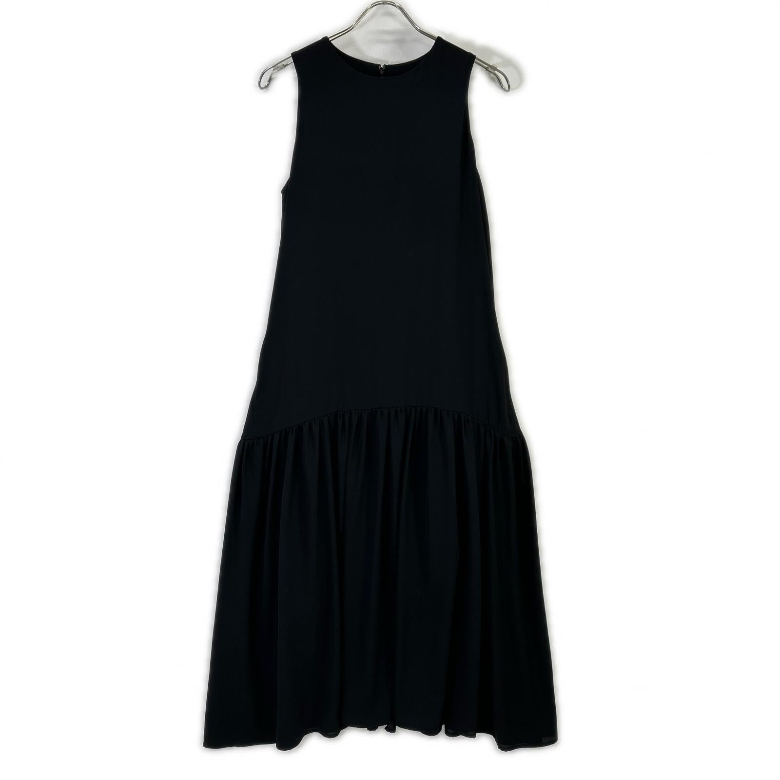 SALON adam et rope サロン アダムエロペ SHE-28130-B ブラック ノースリーブワンピース ワンピース