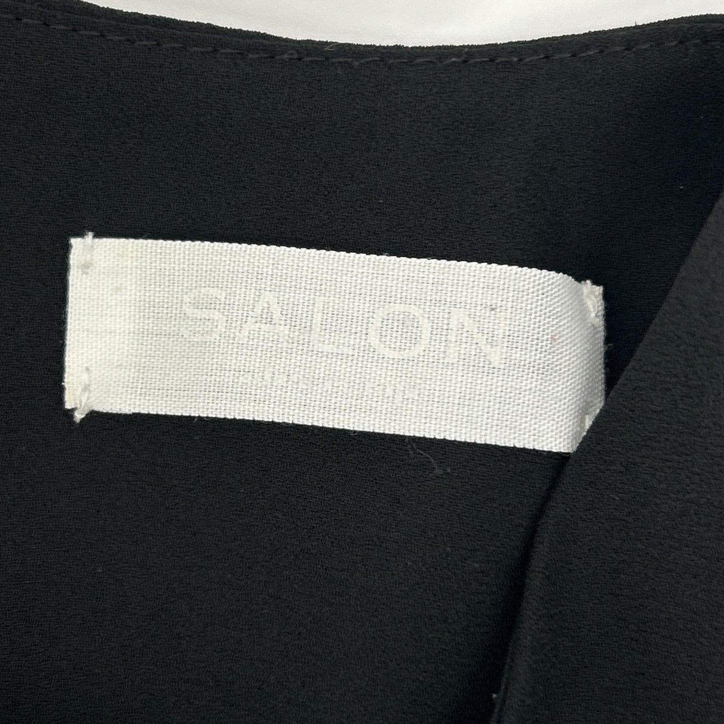SALON adam et rope サロン アダムエロペ SHE-28130-B ブラック ノースリーブワンピース ワンピース