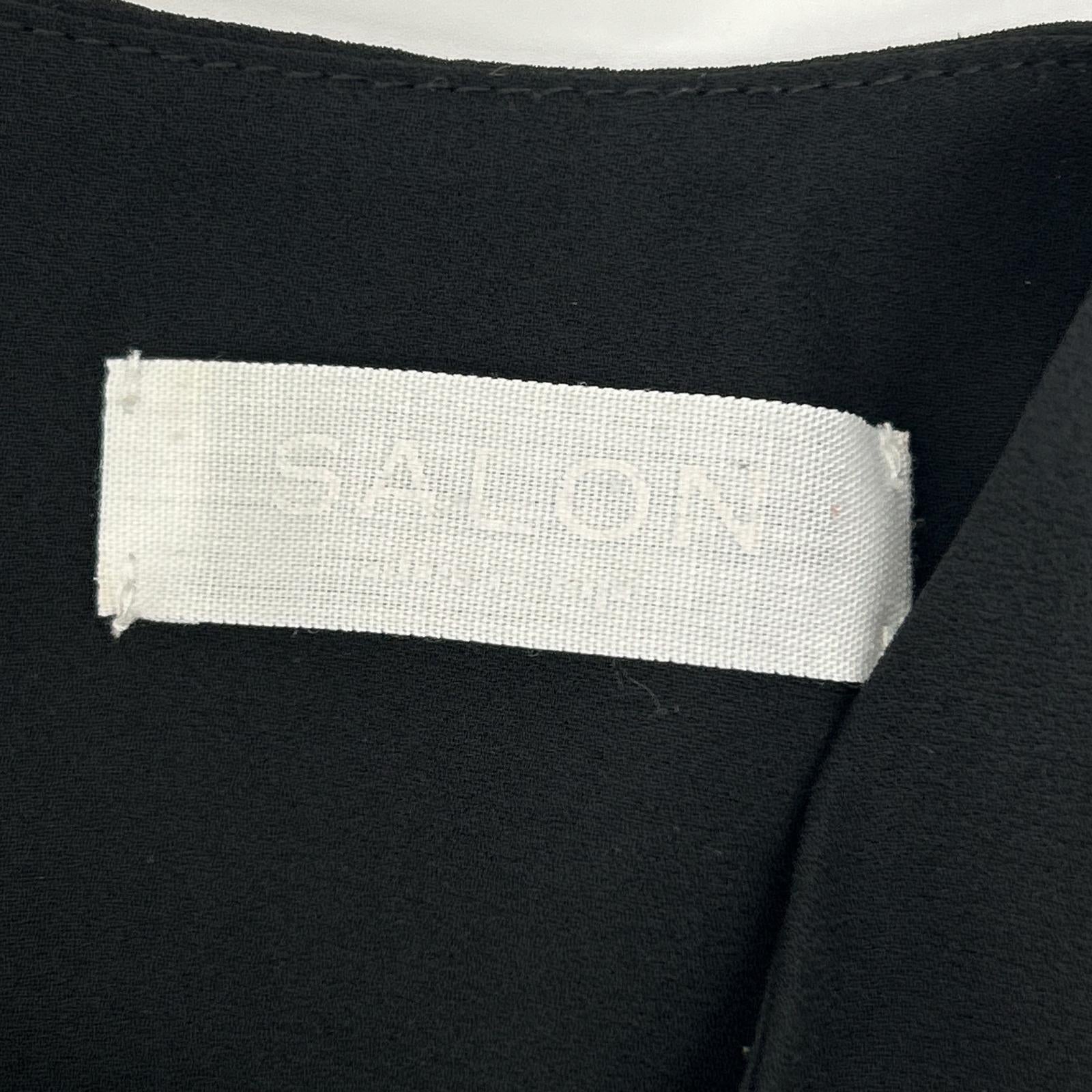 SALON adam et rope サロン アダムエロペ SHE-28130-B ブラック ノースリーブワンピース ワンピース