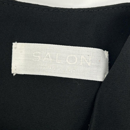 SALON adam et rope サロン アダムエロペ SHE-28130-B ブラック ノースリーブワンピース ワンピース