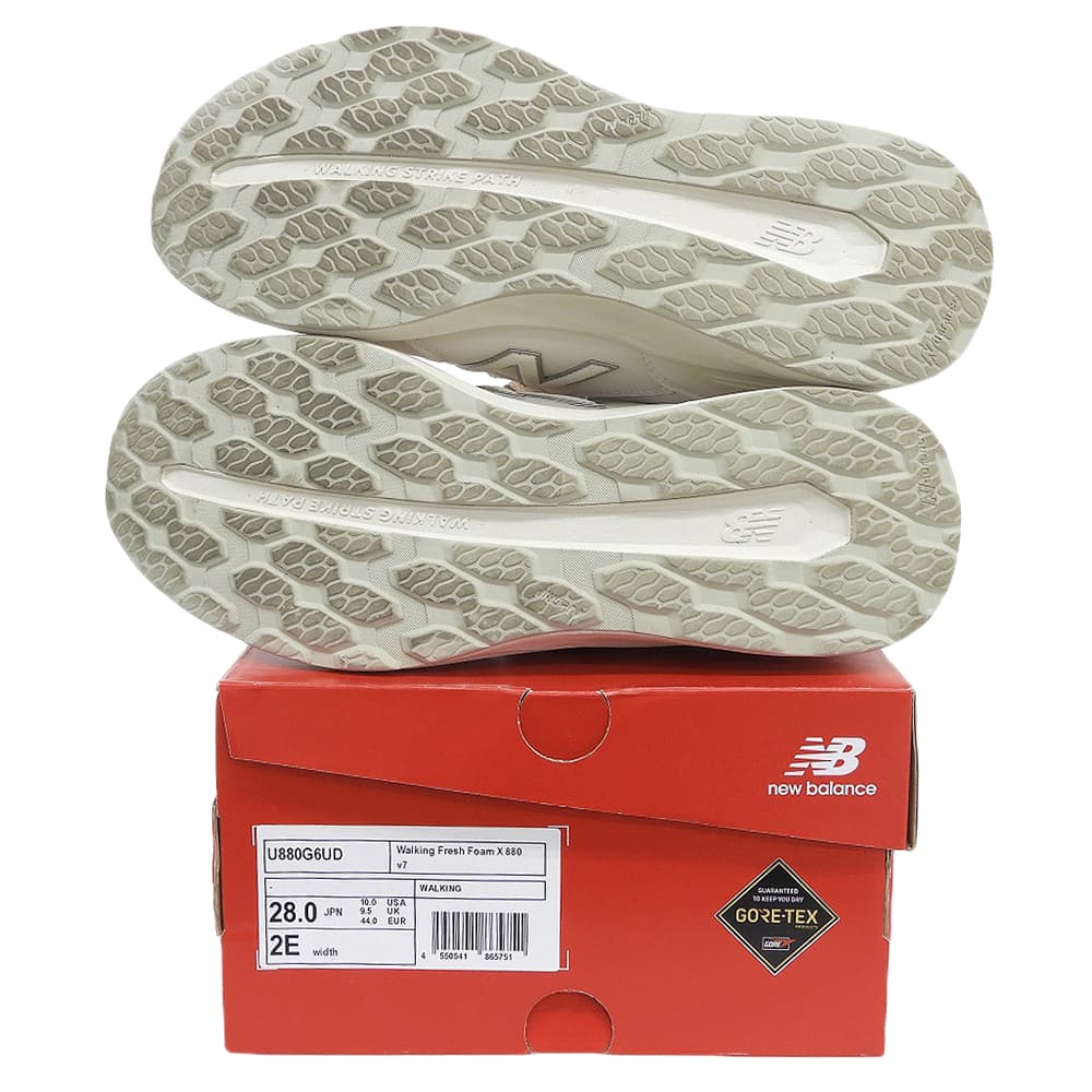 NEW BALANCE ニューバランス 美品 Fresh Foam X Walking 880 v7 スニーカー シューズ メンズ オフホワイト28cm U880G6UD シューズ