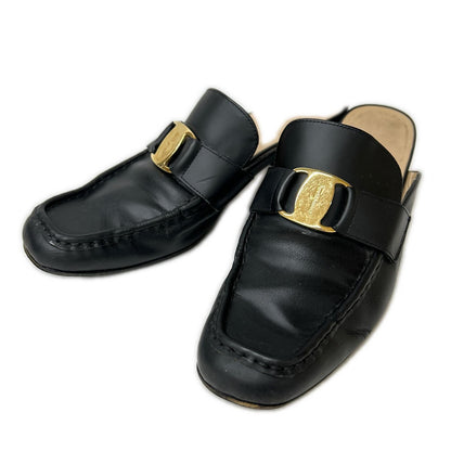 SalvatoreFerragamo サルバトーレフェラガモ Salvatore Ferragamo BOUTIQUE サルヴァトーレフェラガモブティック 74978 ガンチーニ レザー ミュール シューズ