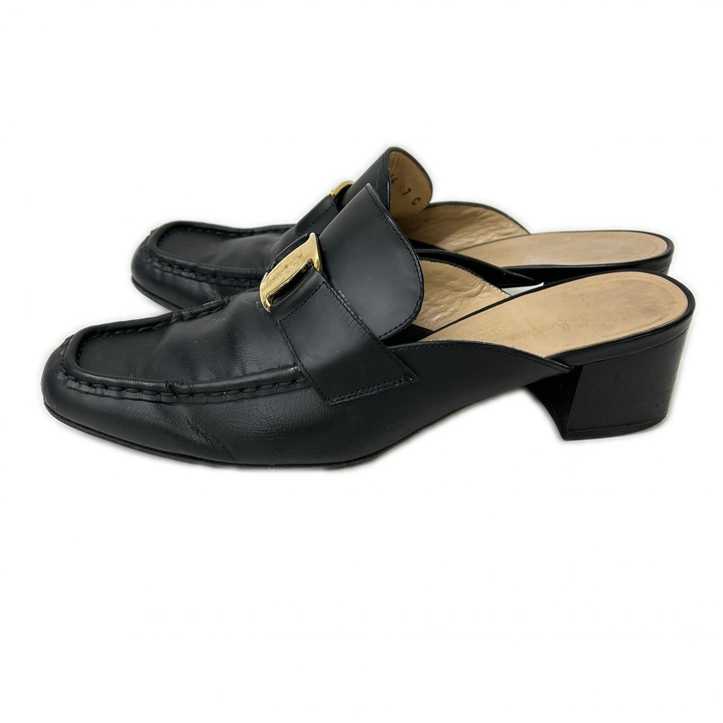 SalvatoreFerragamo サルバトーレフェラガモ Salvatore Ferragamo BOUTIQUE サルヴァトーレフェラガモブティック 74978 ガンチーニ レザー ミュール シューズ
