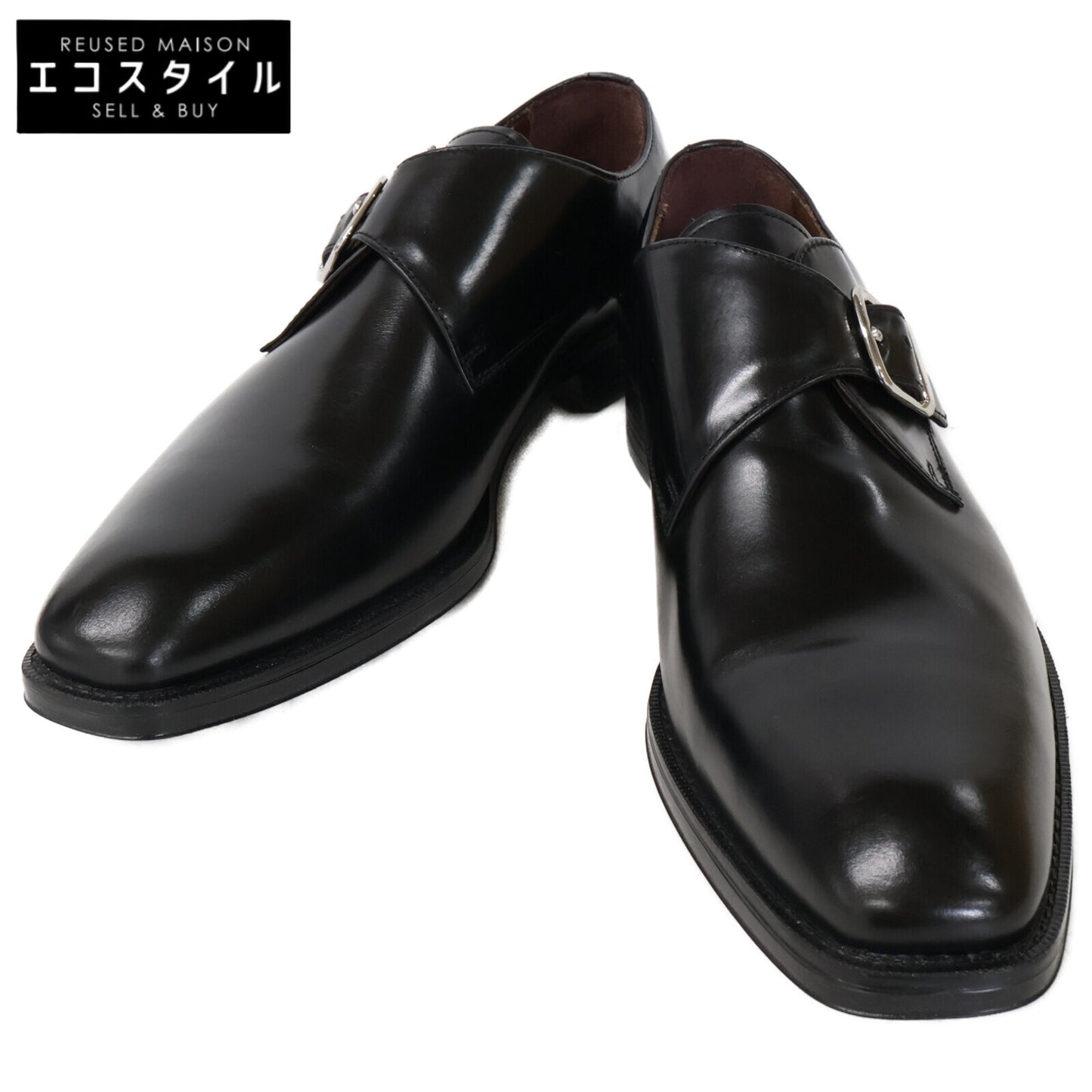GIANCARLO MORELLI Giancarlo Morelli 【Excellent condition】GM01244 leather monk-strap shoes